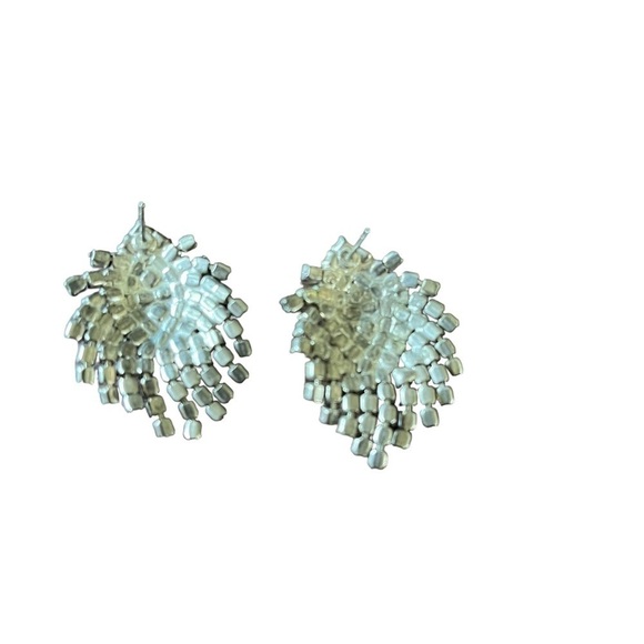 Woman’s Rhinestone Waterfall Cocktail 
With Emerald Marquise Crystal Eearings - Picture 3 of 6